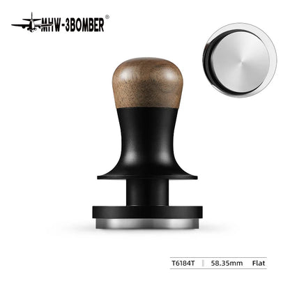 MHW-3BOMBER 30lb Calibrated Coffee Tamper – 51mm/53mm/58mm Flat Espresso Tamper with Spring-Loaded Pressure for Baristas