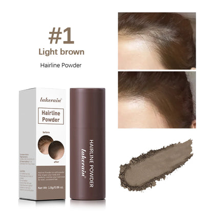 Waterproof Hairline Root Concealer Pen - Instant Gray Coverage Powder Stick for Easy Blending and Natural-Looking Hair Touch-Ups