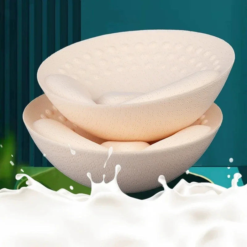 3D Removable Push-Up Bra Pads — Women’s Breathable Sponge Inserts for Underwear, Swimsuits & Breast Lift
