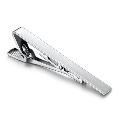 Metal Tone Tie Clip: Fashionable Necktie Accessory for Men - Simple Bar Clasp for Practical Mens Collar Clip Style