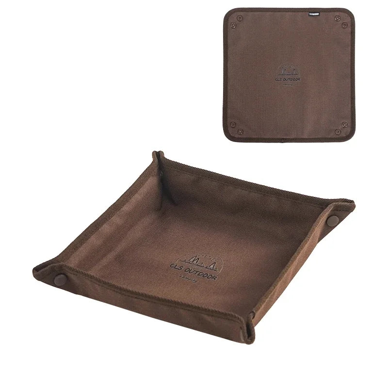 Portable Camping Organizer Tray – Compact Storage Box for Home & Travel, Clutter-Free Camping