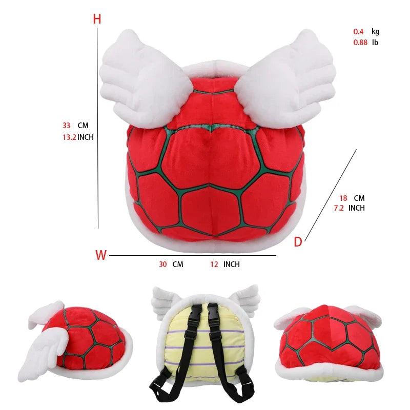 Super Mario Plush Backpack – 9 Styles Including Bowser, Yoshi & Koopa Troopa Cartoon Stuffed Toy Bag