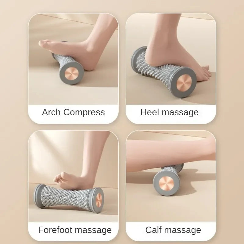 Foot Massage Roller & Yoga Massage Ball – Plantar Fascia & Muscle Relaxation Manual Foot Massager