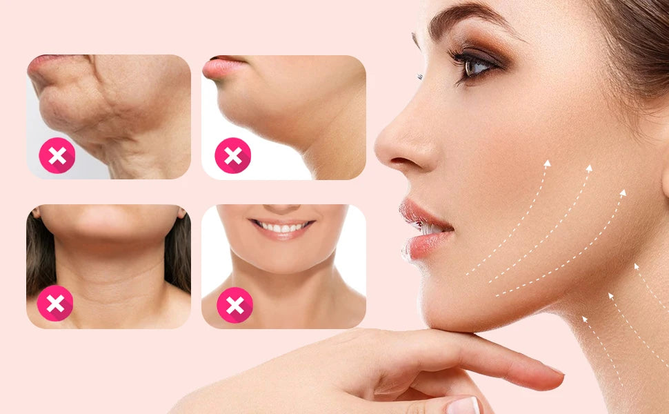 Reusable V-Line Face Strap – Double Chin Reducer, Chin Up Patch, V-Shaped Mask for Sagging Skin