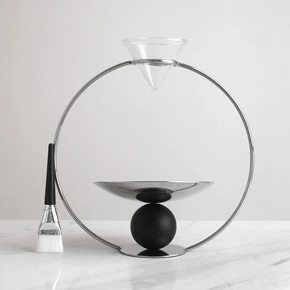 Luxury Nordic Sand Hourglass - Modern Metal Aesthetic Timer & Relaxing Room Decor