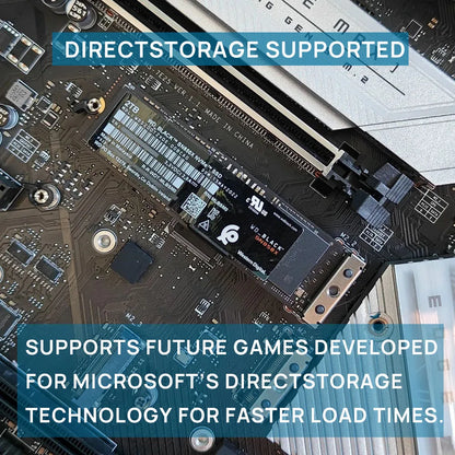 Western Digital SN850X WD_BLACK NVMe SSD – 1TB/2TB/4TB M.2 2280 PCIe Gen 4.0x4 Solid State Drive for Gaming, PC, Laptop & PS5