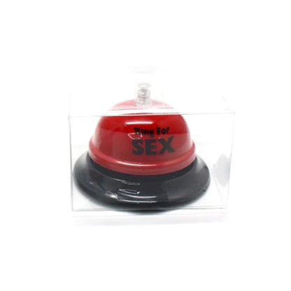 Creative Red Metal Sex Bell Ring – Fun Couple Flirting Novelty Toy & Gift