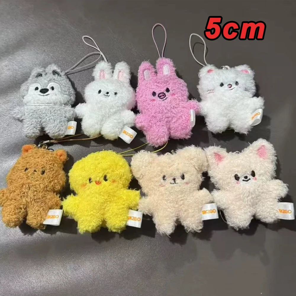 310style Skzoo Plush Pencil Case – Kawaii Kpop Stray Wolf Stuffed Animal Toy, Cartoon Plush Doll for Kids Gift