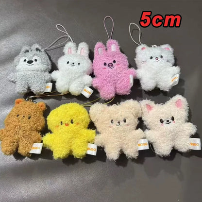 310style Skzoo Plush Pencil Case – Kawaii Kpop Stray Wolf Stuffed Animal Toy, Cartoon Plush Doll for Kids Gift