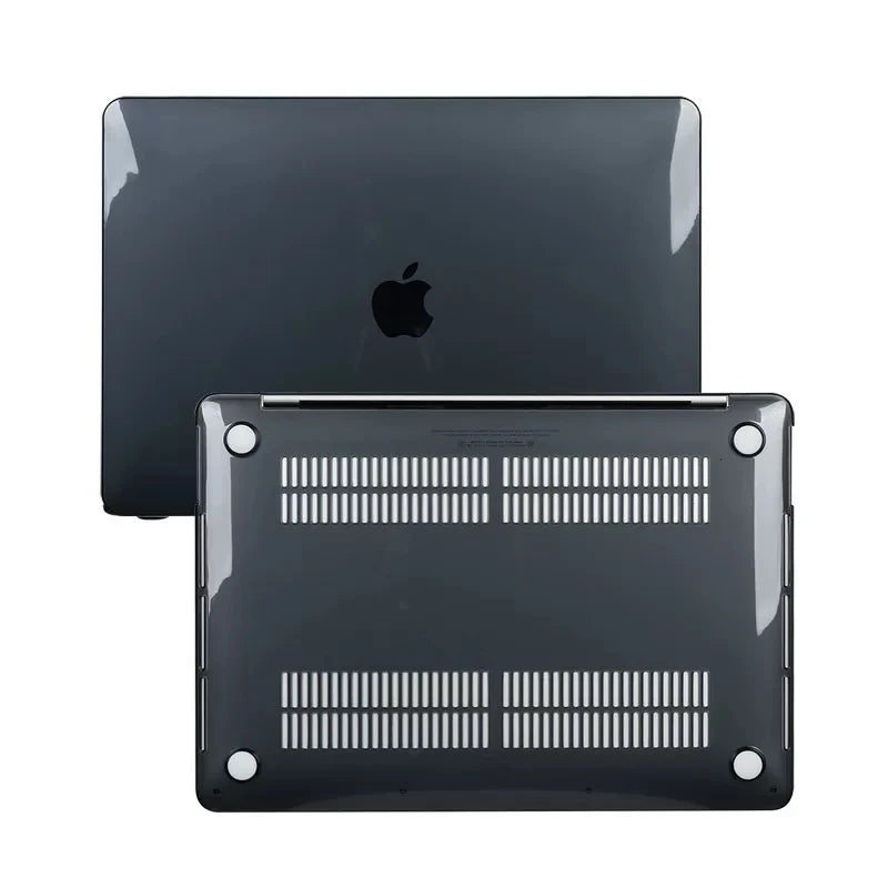 Crystal Clear MacBook Case - Protective Cover for MacBook Pro 14/16 & MacBook Air 13.6 M2–M5 Models