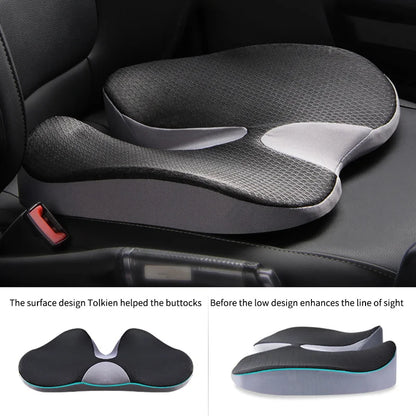 Non-Slip Orthopedic Memory Foam Prostate Cushion – Tailbone & Sciatica Pain Relief for Chair and Car Seat Comfort