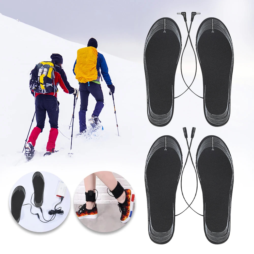 High-Quality USB Heated Shoe Insoles for Feet - Electric Foot Warming Pad, Winter Outdoor Sports Heating Insoles, Warm Sock Mat