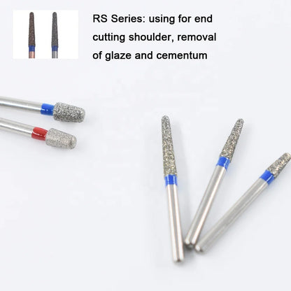 5pcs FG Dia 1.6mm Dental Drills – High-Speed Handpiece Diamond Burs for Teeth Whitening