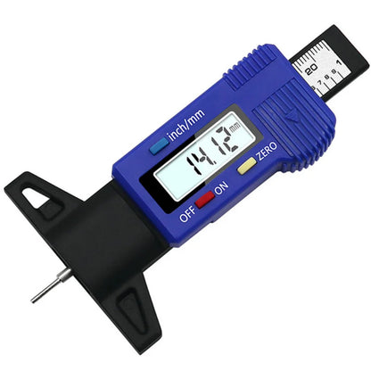 Digital Tire Tread Depth Gauge - Precision Tyre Wear Tester for Car Safety & Tire Condition Monitoring