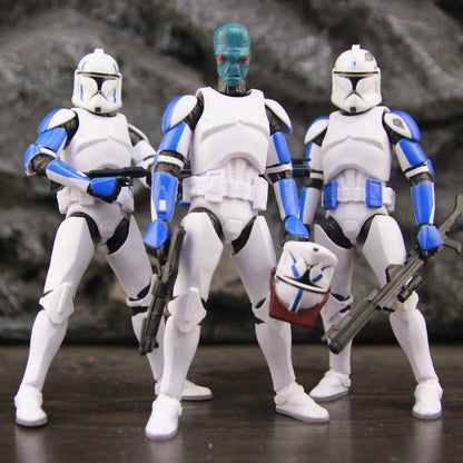 Star Wars 6" Action Figures – 501st Legion ARC & ARF Troopers, Rex, Jesse, Bane, Denal, Tup, Dogma Clone Toy
