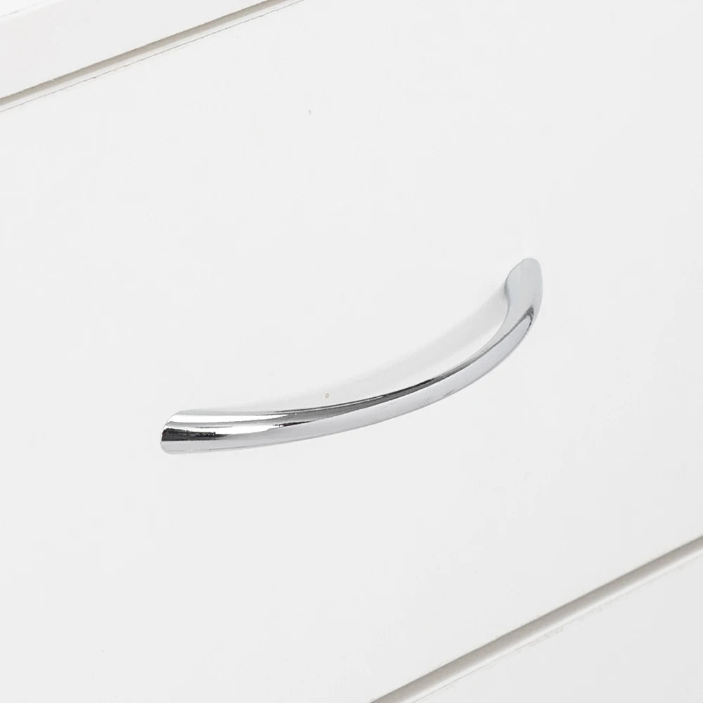Modern Simple White 4-Drawer Dresser – Minimalist Storage Furniture