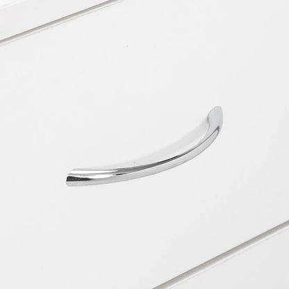 Modern Simple White 4-Drawer Dresser – Minimalist Storage Furniture