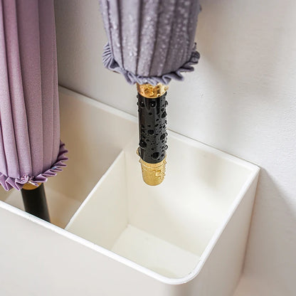 Multi-Functional Wall Mounted Umbrella Holder - Nail-Free Fastener Style Household Storage Rack