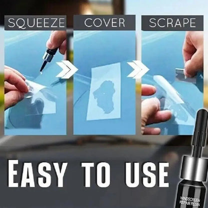 Car Windshield Glass Repair Resin Kit – 3ml Auto Windshield Crack Repair Tool for Vehicle Window Maintenance & Restoration