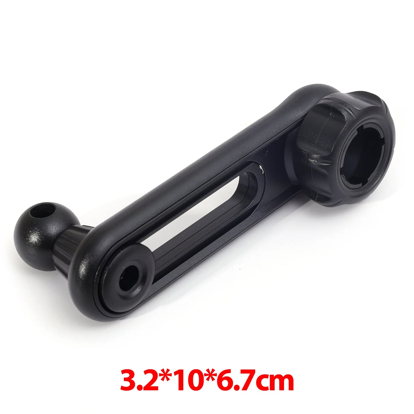 Rotating Adjustable Car Phone Mount - Universal 17mm Ball Head Navigation Holder Extension Adapter