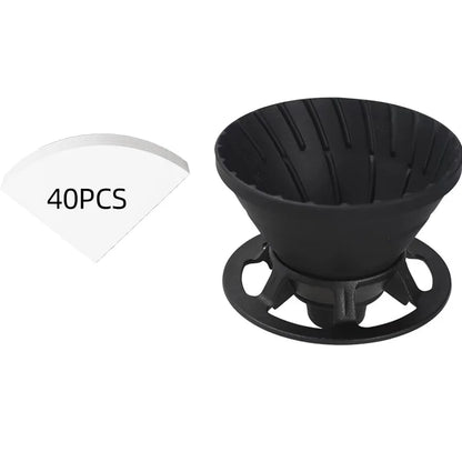 Reusable Silicone Coffee Filter Dripper – YRP Camping Pour Over Brewing Funnel for 1–2 Cups, Barista Coffee Making Tool Accessories