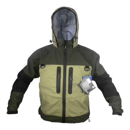 ELUANSHI Waterproof Fly Fishing Wader Jacket – Breathable Wading Clothing Apparel