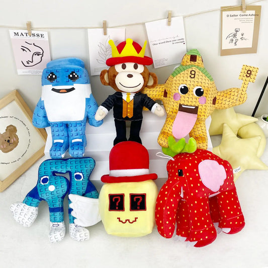 Game Steal A Brainrot Plush Toy – Sammy vs Jandel Figure Doll for Fans, Party & Desk Decoration Gift