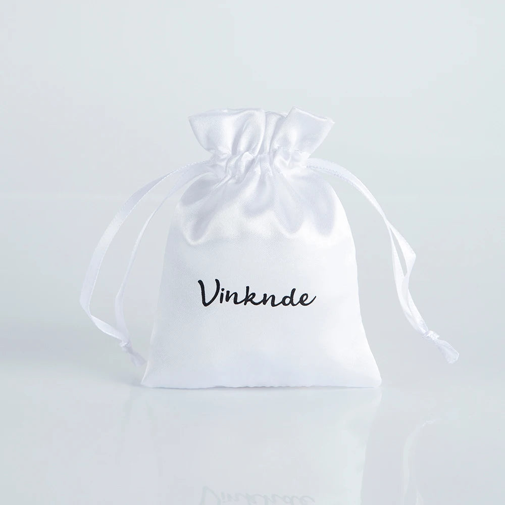 100PCS Silk Satin Jewelry Gift Bags – Drawstring Pouches for Necklace, Bracelet & Earrings, Wedding Party Favor & Christmas Gift Packaging, Custom Logo Ready