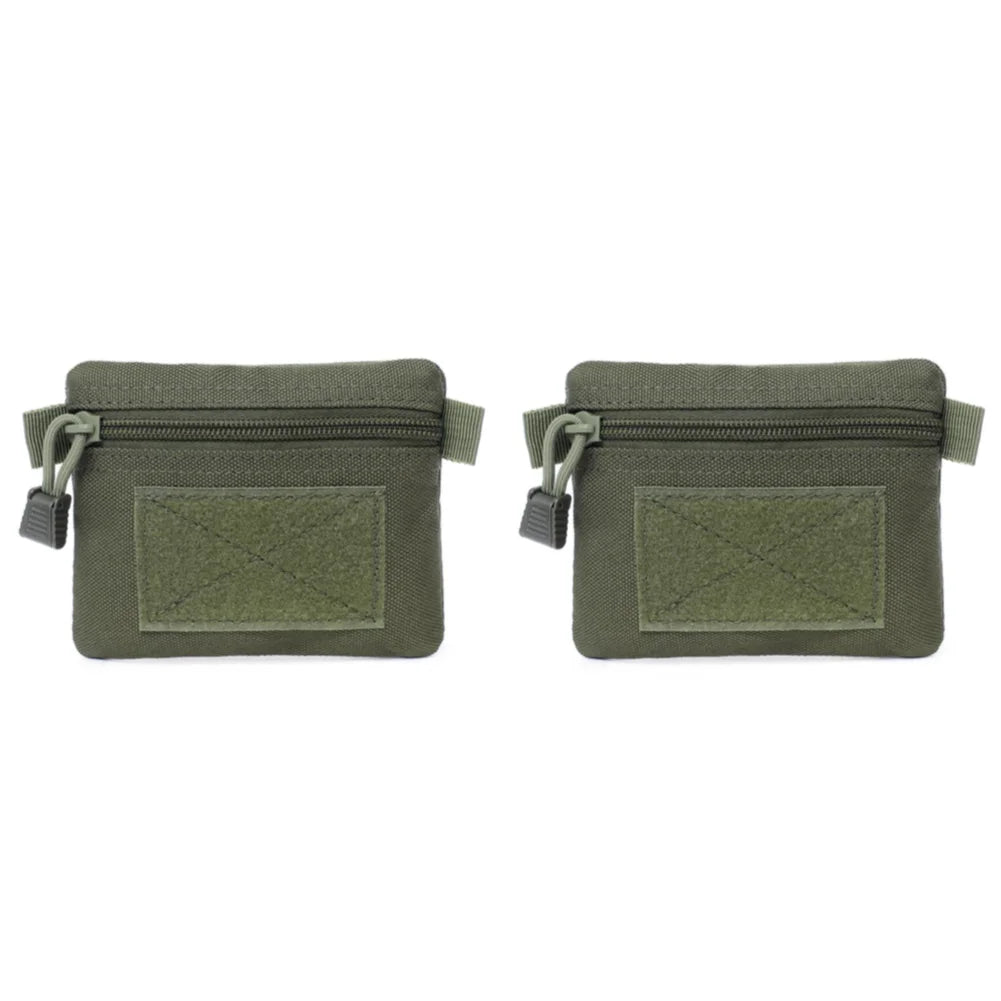 Outdoor Waterproof EDC Molle Wallet — Portable Travel Zipper Waist Pouch for Camping, Hiking & Hunting
