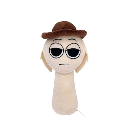 Sprunki Plush Toy Set Soft Cartoon Stuffed Animal Plushies Collectible Game Character Dolls Gift for Fans Birthday & Christmas Present