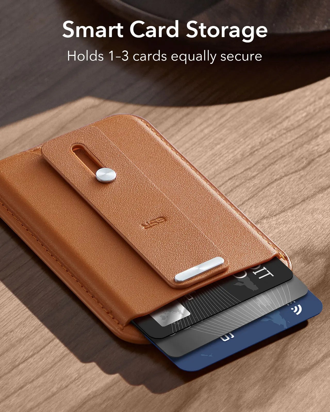 ESR MagSafe Wallet with Find My — Strong Magnetic 5-Card Holder for iPhone 16/15/14/13/12 Series
