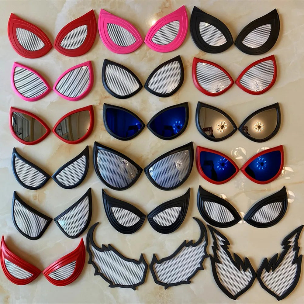 Anime Super Lens Glasses - Stereoscopic Color Light Eyewear Accessory for Bodysuit & Movie Cosplay Masks