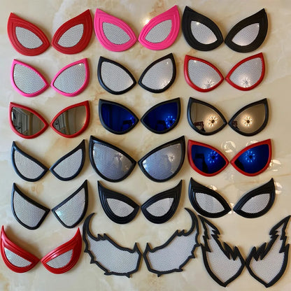 Anime Super Lens Glasses - Stereoscopic Color Light Eyewear Accessory for Bodysuit & Movie Cosplay Masks