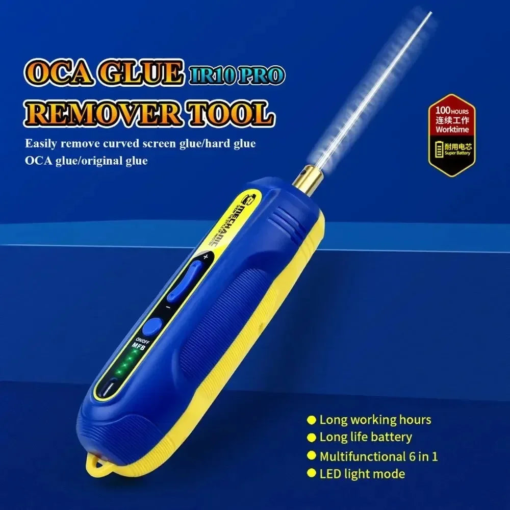 Mechanic IR10 PRO OCA LCD Screen Degumming Set – Adjustable Speed Electric Glue Removal Pen Kit for Mobile Phone Repair