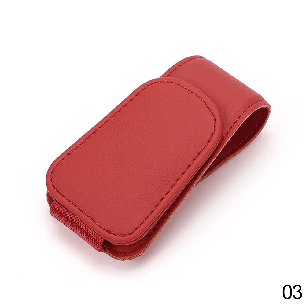 Universal Car Sun Visor Organizer Clip – Sunglasses Holder, Card & Pen Storage Auto Accessory