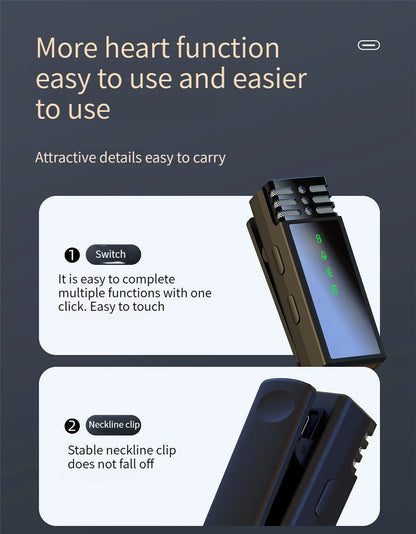 Xiaomi Wireless Lavalier Microphone – Portable Noise-Cancelling Mini Mic for Vlog, Interview, Live Streaming, Audio & Video Recording