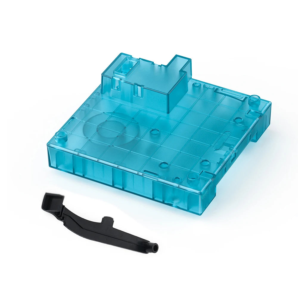 Bitfunx Translucent Base Case – GC Replacement Shell for GBA Gameboy Player Dol-017 NGC Console