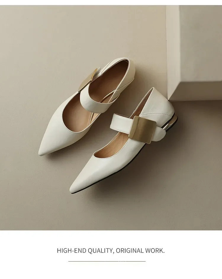 2023 Spring Women’s Suede High Thick Heel Pumps – Black & Apricot Square Toe with Metal Decoration, Elegant Lady Shoes