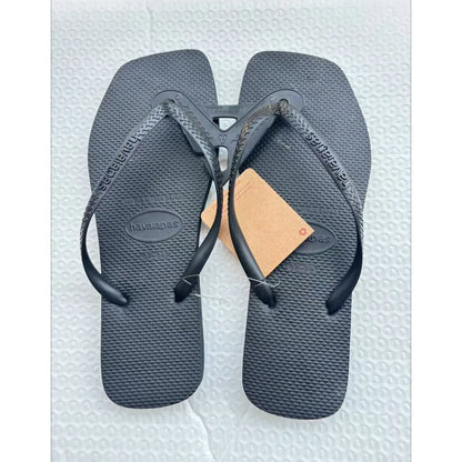 Women’s Summer Rubber Flip Flops - Anti-Slip Comfortable Clip-Toe Slippers
