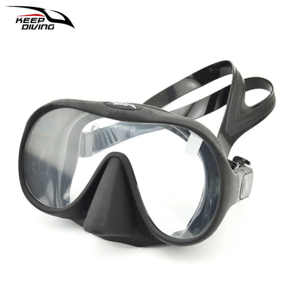 Professional Diving Mask for Scuba & Free Diving – Anti-Fog Snorkeling Goggles for Underwater Fishing Adults