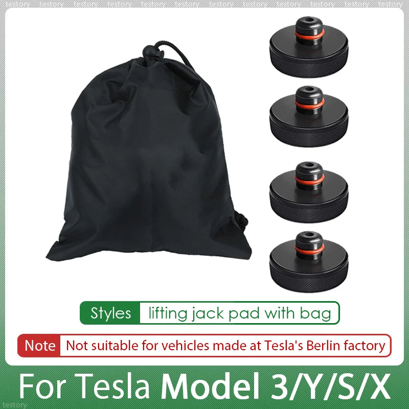 Tesla Rubber Lifting Jack Pad Adapter Tool for Models 3, Y, S, X (2017-2024) - Tire Repair Accessory