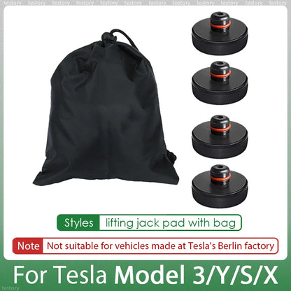 Tesla Rubber Lifting Jack Pad Adapter Tool for Models 3, Y, S, X (2017-2024) - Tire Repair Accessory