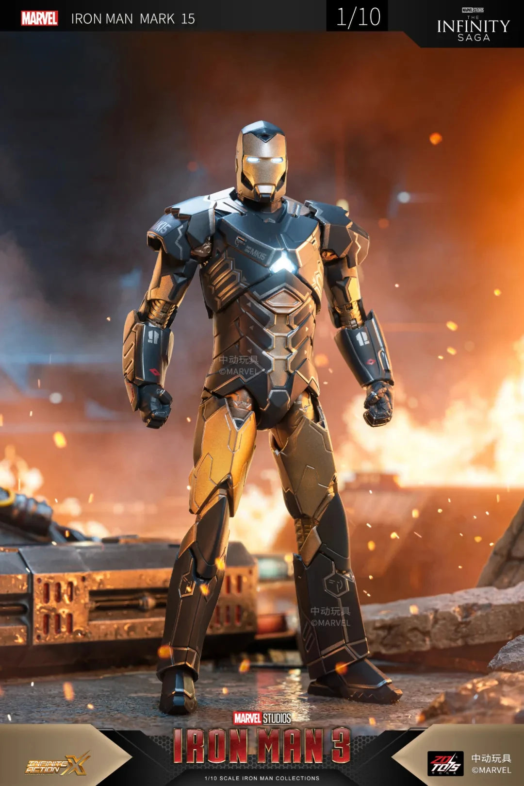 ZDTDS Iron Man & War Machine Legends Action Figures – MK37 Hammerhead, MK12, MK38 Igor, MK9 Iron Patriot Collectible Toy