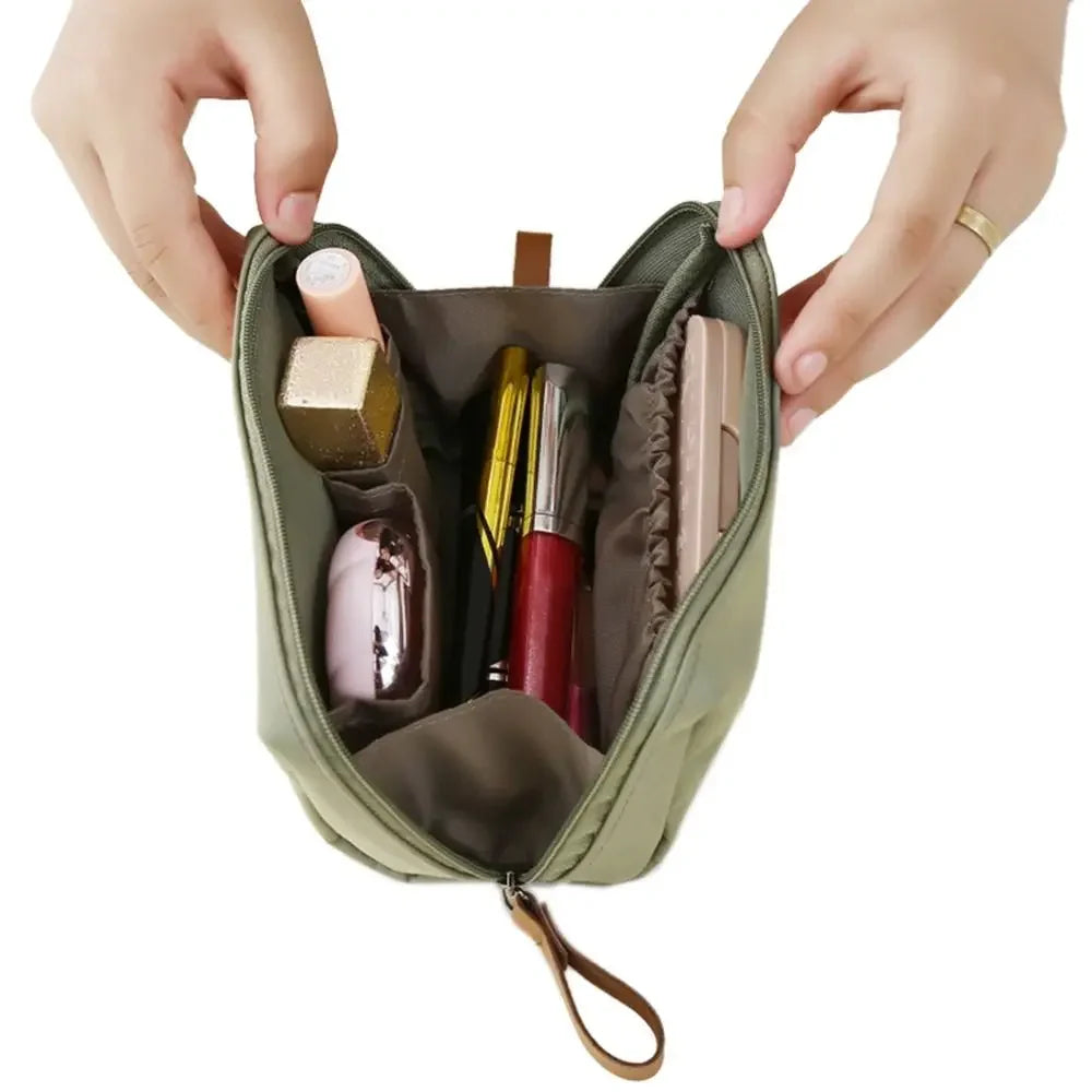 Portable Women’s Mini Makeup & Cosmetic Bag – Small Lipstick Pouch & Toiletry Organizer