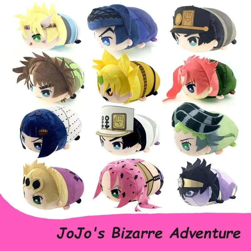 20cm JoJo's Bizarre Adventure Plush Toy – Johnny Joestar & Jolyne Cujoh Stuffed Doll, Birthday Gift for Children