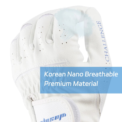 Men’s Left Hand Golf Glove – Anti-Slip Nanoscale Cloth with Breathable Airholes, All-Weather Fit