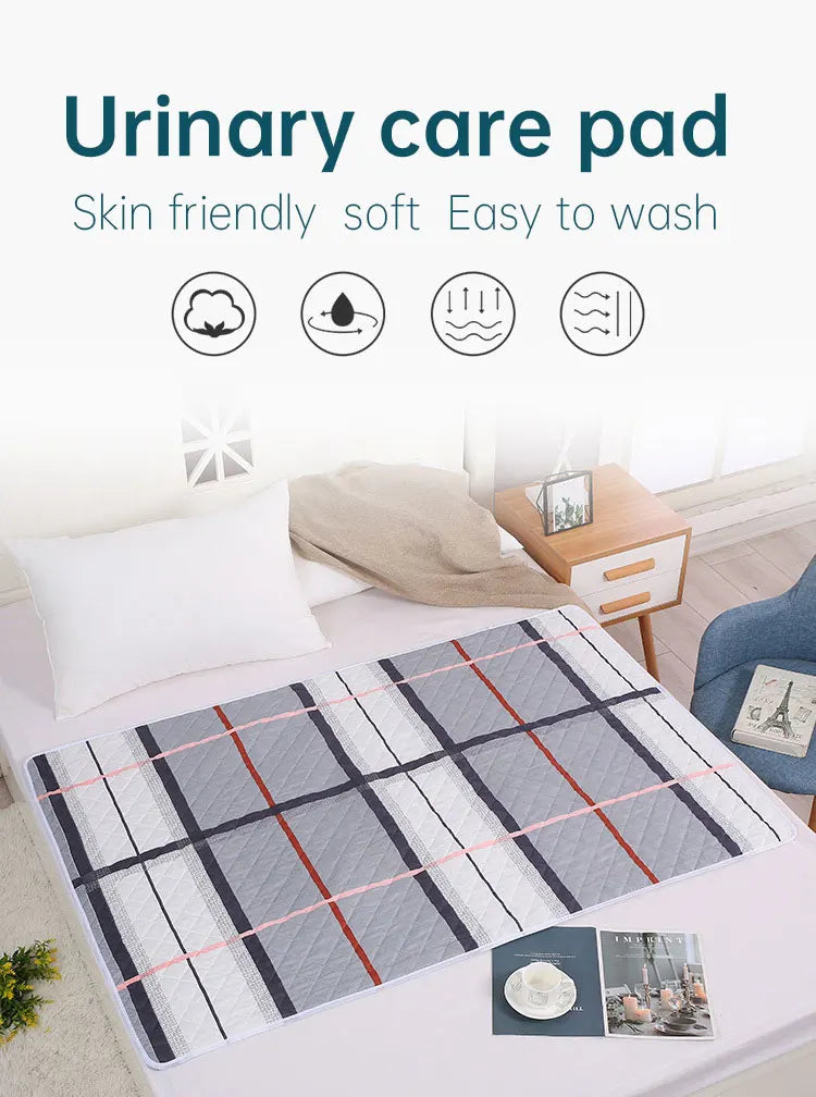 Waterproof Baby Mattress Protector – Washable Urine Mat with Cute Cartoon Design | Breathable Diaper Bedding Pad for Toddlers