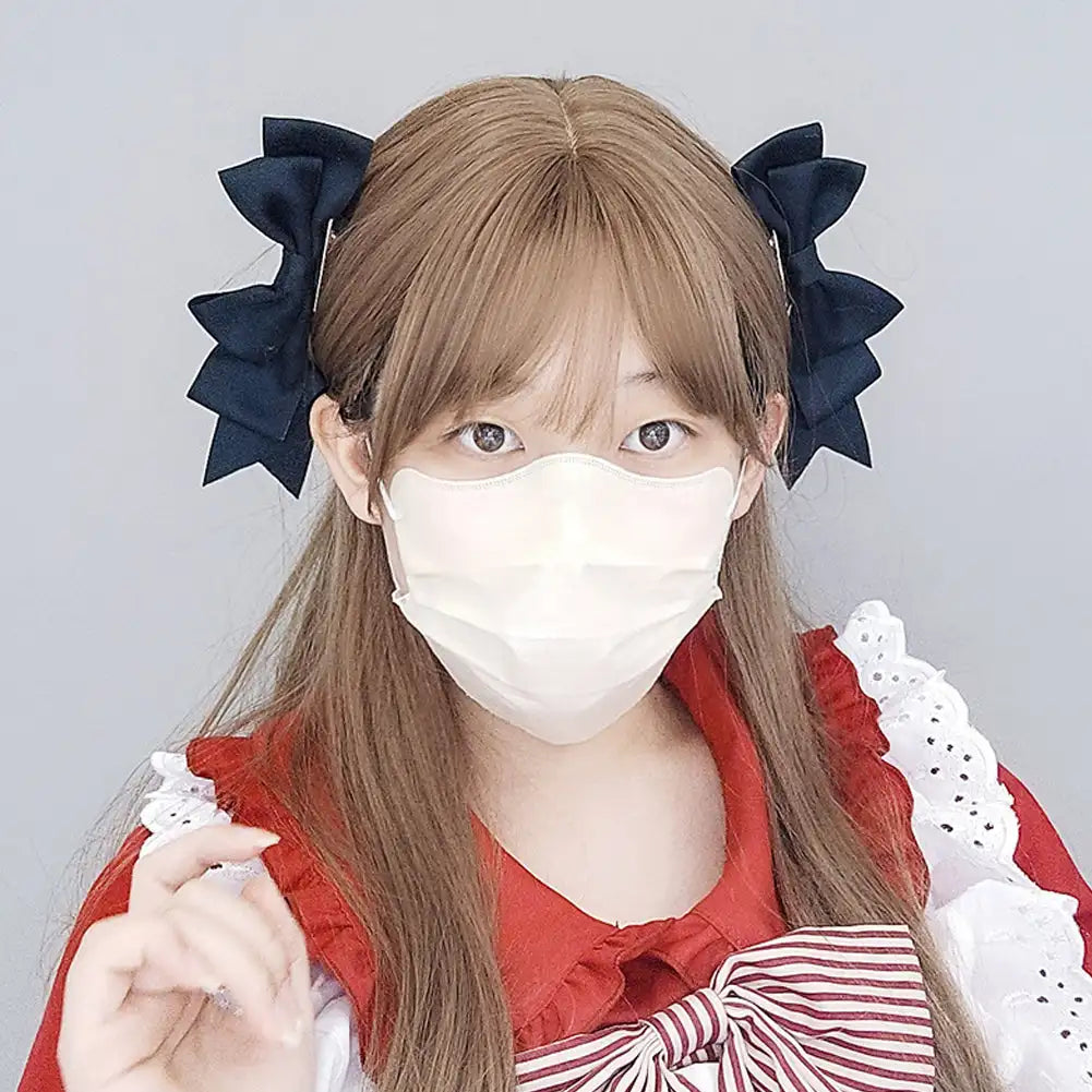 Kawaii Handmade Bow Hair Clip - Sweet Anime Lolita Cosplay JK Hair Accessory