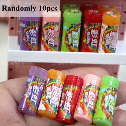1/6 Miniature Dollhouse Supermarket Set – Mini Snacks & Drinks for Blythe & BJD Dolls