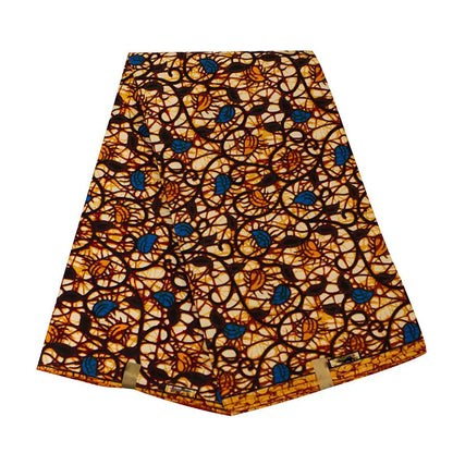 Bintarealwax Ankara Fabric - Wholesale Polyester Sewing Material for Women's Party Dresses FP6390